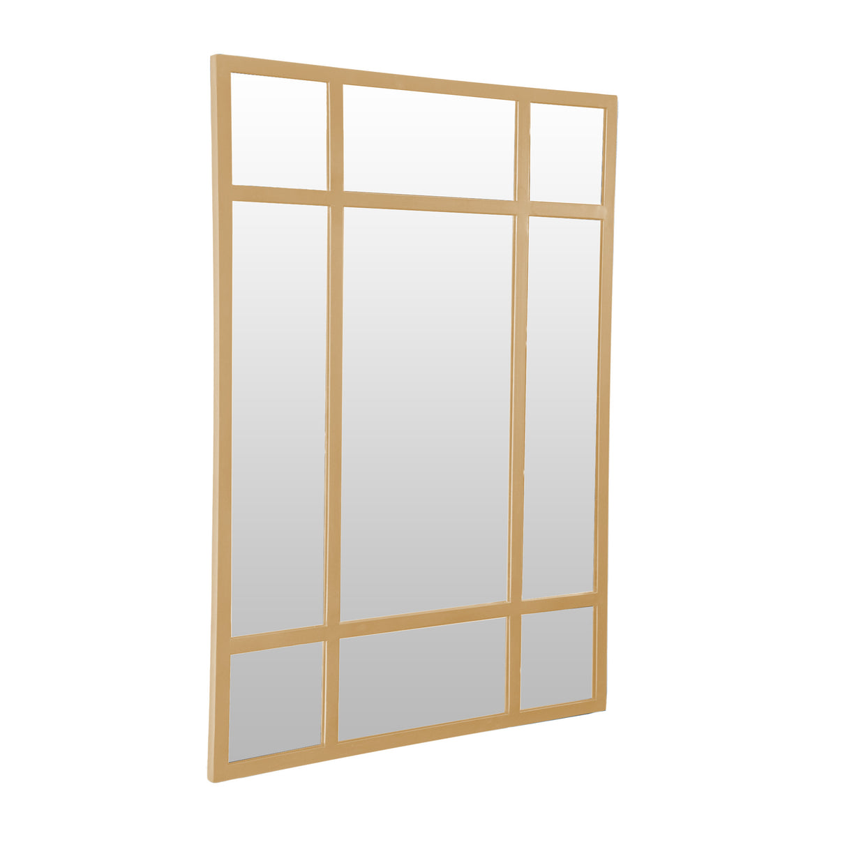 Espejo Visee Rectangular Dorado 90x170cm con Marco Metálico - Espejos Decorativos | Bylmo
