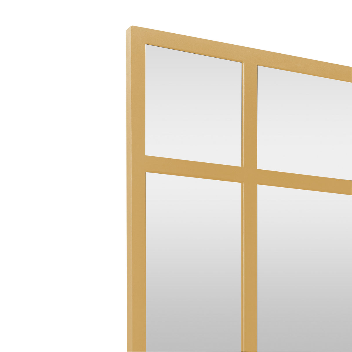 Espejo Visee Rectangular Dorado 90x170cm con Marco Metálico - Espejos Decorativos | Bylmo