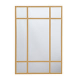 Espejo Visee Rectangular Dorado 90x170cm con Marco Metálico - Espejos Decorativos | Bylmo