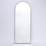 Espejo Ibiza Arco Superior Negro 50x150cm con Marco Metálico - Espejos Decorativos | Bylmo