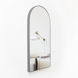 Espejo de Pared Ibiza Plata 60x160cm Arco Superior con Marco Metalico - ESPEJOS DE PARED | Bylmo