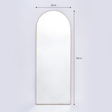 Espejo de Pared Ibiza Plata 60x160cm Arco Superior con Marco Metalico - ESPEJOS DE PARED | Bylmo