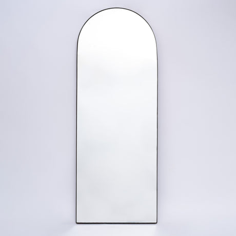 Espejo Ibiza Arco Superior Negro 80x180cm con Marco Metálico - Espejos Decorativos | Bylmo