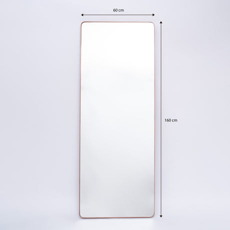 Espejo Salamanca Rectangular Cobre 60x160cm con Marco Metálico - Espejos Decorativos | Bylmo