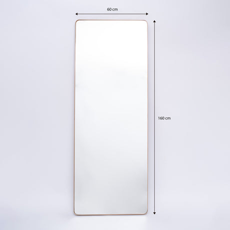 Espejo de Pared Salamanca Plata 60x160cm Cuadrado con Marco Metalico - ESPEJOS DE PARED | Bylmo