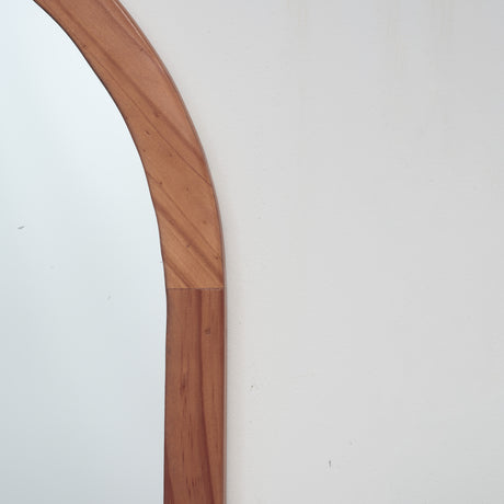 Espejo Visee Ovalado Tabaco 60x120cm con Marco en Madera - Espejos Decorativos | Bylmo