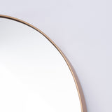 Espejo Visee Ovalado Dorado 30x60cm con Marco Metálico - Espejos Decorativos | Bylmo