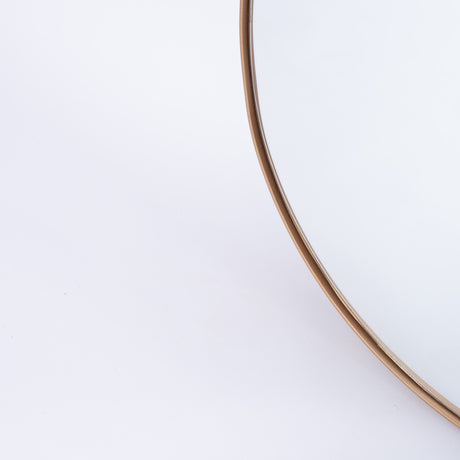 Espejo Visee Ovalado Dorado 40x80cm con Marco Metálico - Espejos Decorativos | Bylmo
