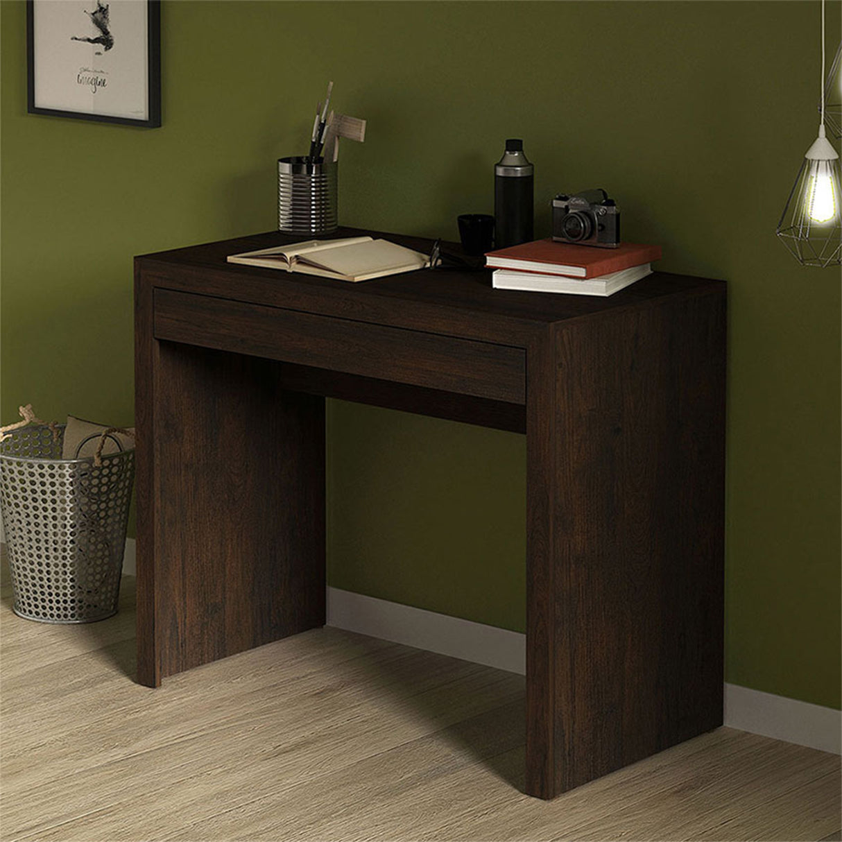 Escritorio Tokio Rustico 90x74.5cm con Un Cajón - Escritorios | Bylmo