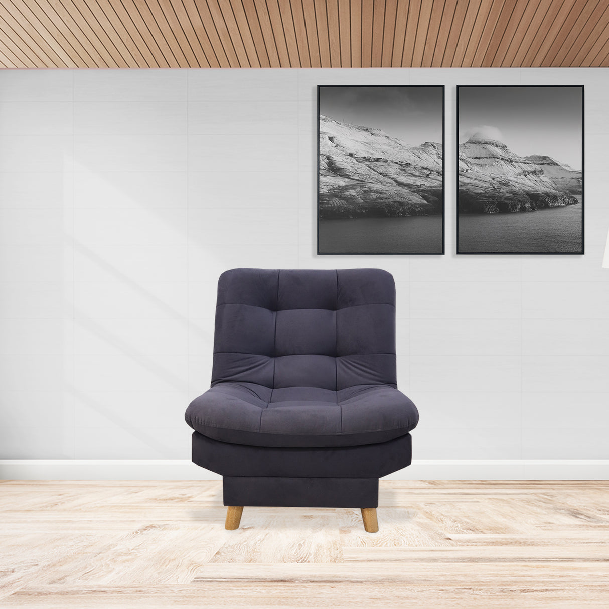 Poltrona Hofmann Gris 70x90cm Reclinable - Sofas y Poltronas | Bylmo