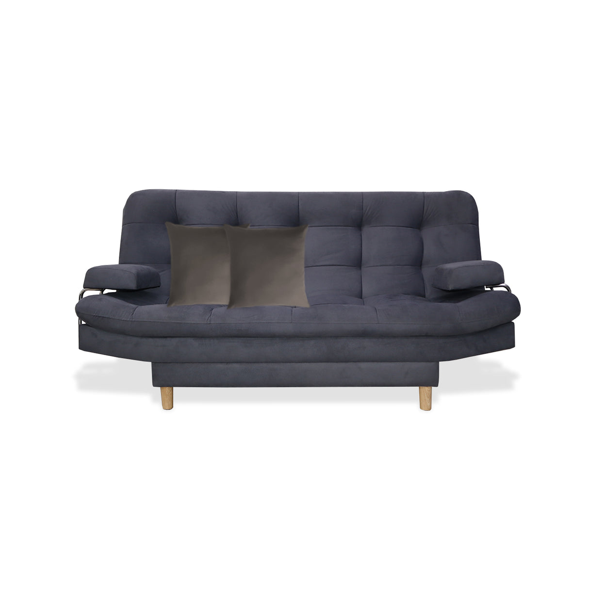 Sofacama Hauser Gris 185x90cm de Tres Puestos - Sofas y Poltronas | Bylmo