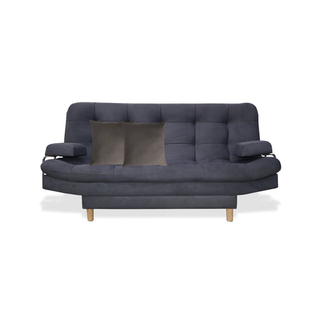 Sofacama Hauser Gris 185x90cm de Tres Puestos - Sofas y Poltronas | Bylmo