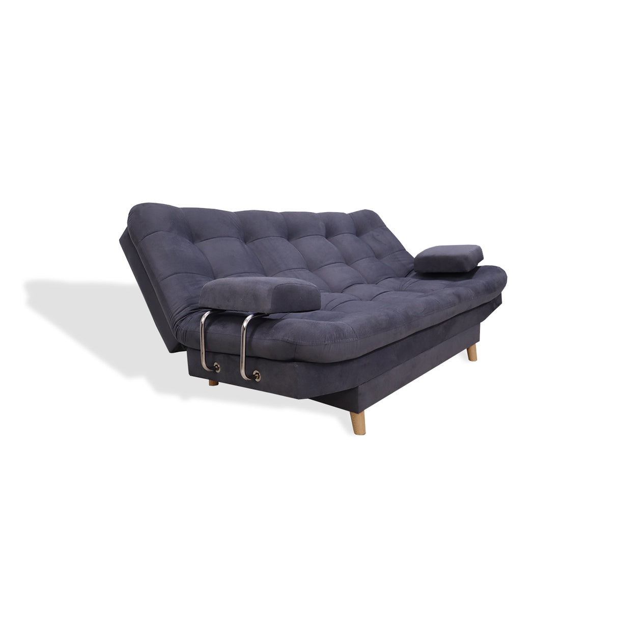 Sofacama Hauser Gris 185x90cm de Tres Puestos - Sofas y Poltronas | Bylmo