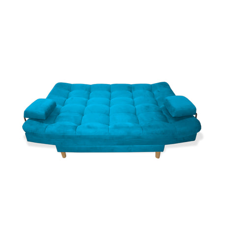 Sofacama Hauser Turquesa 185x90cm de Tres Puestos - Sofas y Poltronas | Bylmo