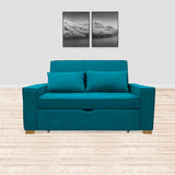 Sofacama Hofer Turquesa 170x94cm de Dos Puestos - Sofas y Poltronas | Bylmo