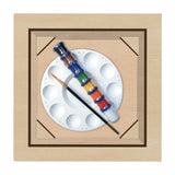 Kit Cuadro Para Pintar Natural 30x30cm De Zorro - Cuadros | Bylmo