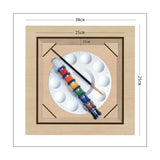 Kit Cuadro Para Pintar Natural 30x30cm De Zorro - Cuadros | Bylmo
