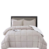 Edredón Ondino Gris Claro Blanco Para Cama Sencilla 90x190cm - Tendidos y Cubrelechos | Bylmo