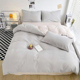 Duvet Lilis Gris Claro Beige Para Cama Sencilla 90x190cm - Tendidos y Cubrelechos | Bylmo