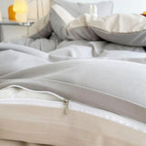 Duvet Lilis Gris Claro Beige Para Cama Sencilla 90x190cm - Tendidos y Cubrelechos | Bylmo