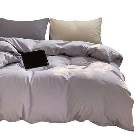 Duvet Lilis Gris Claro Para Cama Doble 140x190cm - Tendidos y Cubrelechos | Bylmo