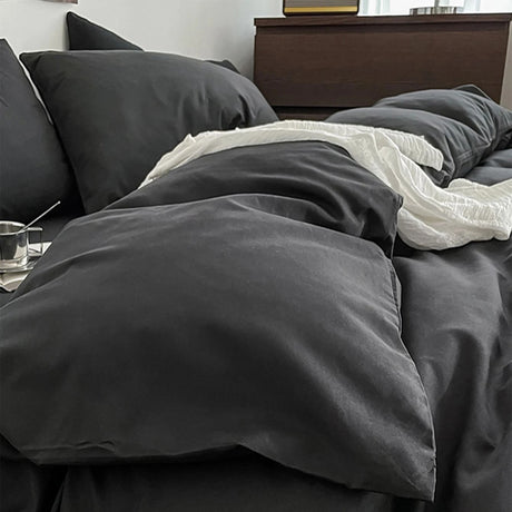 Duvet Lilis Negro Para Cama Semidoble 120x190cm - Tendidos y Cubrelechos | Bylmo