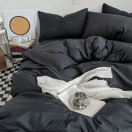 Duvet Lilis Negro Para Cama King 200x190cm - Tendidos y Cubrelechos | Bylmo