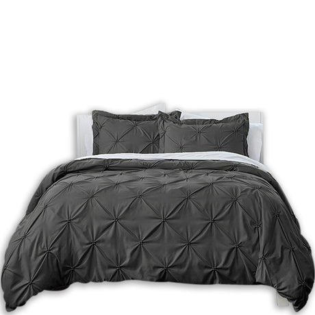 Duvet Duplux Gris Oscuro Para Cama Doble 140x190cm - Tendidos y Cubrelechos | Bylmo