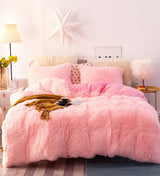 Edredón Fabre Rosado Crema Para Cama Semidoble 120x190cm - Tendidos y Cubrelechos | Bylmo