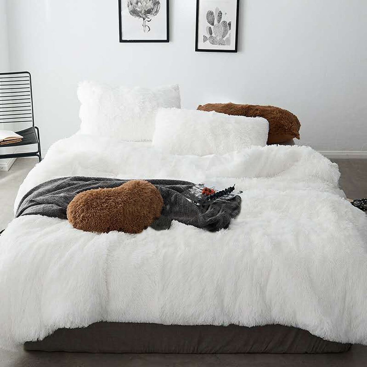 Edredón Fabre Blanco Crema Para Cama Queen 160x190cm - Tendidos y Cubrelechos | Bylmo