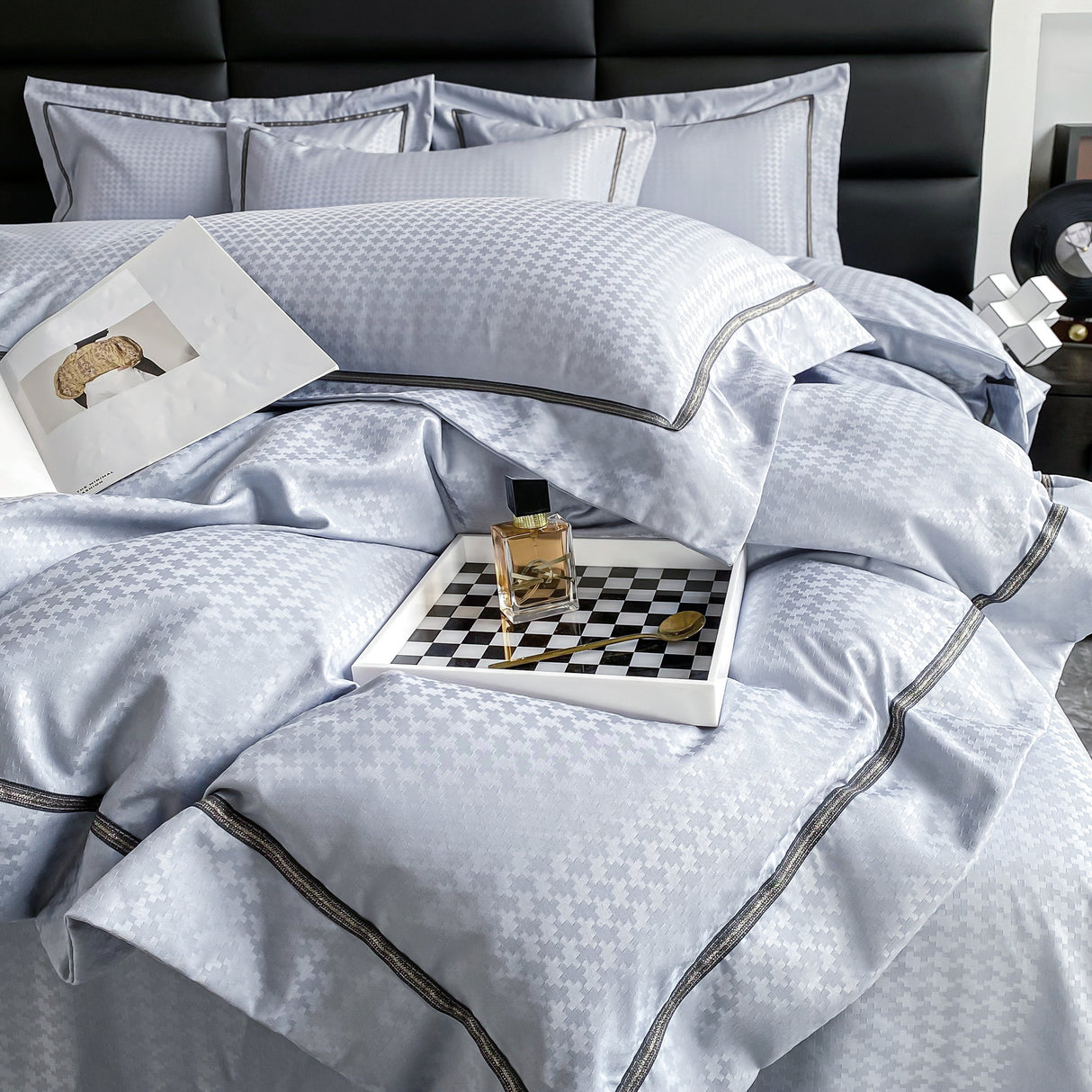 Duvet Unic Azul Celeste Para Cama Doble 140x190cm Sin Acolchado - Tendidos y Cubrelechos | Bylmo