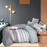 Duvet Linevet Gris Claro Para Cama Doble 140x190cm Acolchado - Tendidos y Cubrelechos | Bylmo
