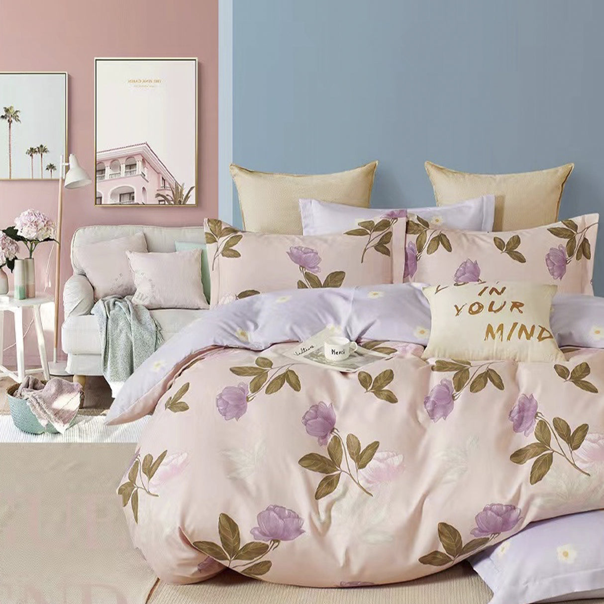 Duvet Floravet Blanco Para Cama Doble 140x190cm Acolchado - Tendidos y Cubrelechos | Bylmo