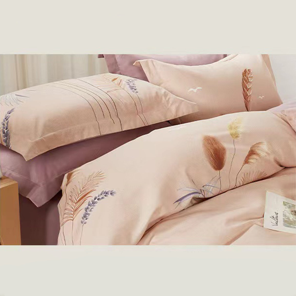Duvet Floravet Rosado Para Cama Doble 140x190cm Sin Acolchado - Tendidos y Cubrelechos | Bylmo