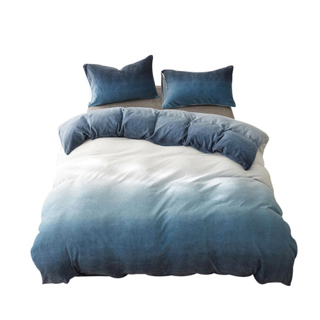 Duvet DiDegra Azul Para Cama Doble 140x190cm Acolchado - Tendidos y Cubrelechos | Bylmo