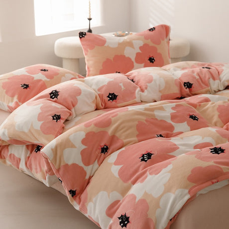 Duvet DiFloral Rosado Para Cama Doble 140x190cm Acolchado - Tendidos y Cubrelechos | Bylmo