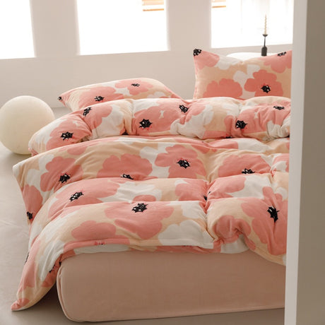 Duvet DiFloral Rosado Para Cama Doble 140x190cm Acolchado - Tendidos y Cubrelechos | Bylmo