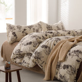 Duvet Plantain Beige Para Cama Queen 160x190cm Sin Acolchado - Tendidos y Cubrelechos | Bylmo