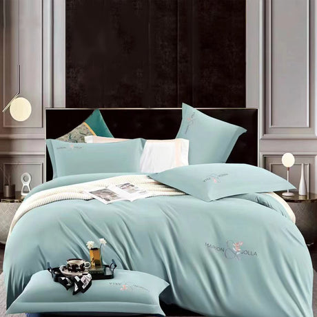 Duvet Vivo Azul Claro Para Cama Queen 160x190cm Acolchado - Tendidos y Cubrelechos | Bylmo