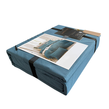 Duvet Sampson Azul Celeste Para Cama Doble 140x190cm Acolchado - Tendidos y Cubrelechos | Bylmo