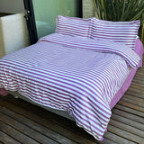 Duvet Bandeau Lila Para Cama Doble 140x190cm Sin Acolchado - Tendidos y Cubrelechos | Bylmo