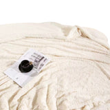 Cobija Ovejera Oleo Wrap Crema 180x200 Muy Suave - Cobijas | Bylmo