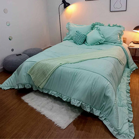 Cobija Trows Verde 130x170 Muy Suave - Cobijas | Bylmo