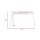Escritorio Office Conect Wengue 124.4x75.6cm con Un Cajón - Escritorios | Bylmo