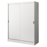 Closet Luke Blanco 120x183cm sin Espejo y con Dos Cajones - Closets | Bylmo