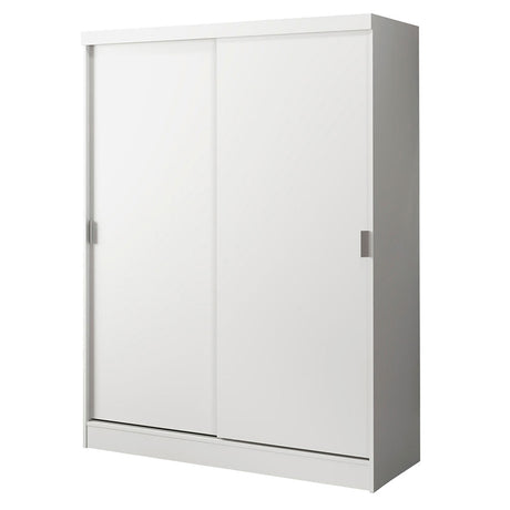 Closet Luke Blanco 120x183cm sin Espejo y con Dos Cajones - Closets | Bylmo