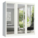 Closet Reno Blanco 180x205cm con Espejo y Seis Cajones - Closets | Bylmo