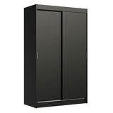 Closet Tokio Negro 109x218cm sin Espejo y con Tres Cajones - Closets | Bylmo