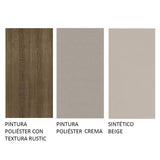 Combo Comedor y Sillas Havana Marron 136x76cm de 4 Puestos