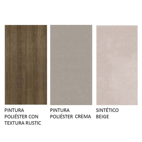Combo Comedor y Sillas Bahamas Marron 136x76cm de 6 Puestos - Comedores | Bylmo